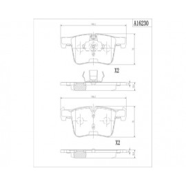 Balatas Delanteras para Jeep Grand Cherokee  2006-2010